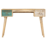 NNEVL Desk 118x50x75 cm Solid Mango Wood