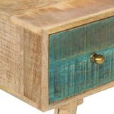 NNEVL Desk 118x50x75 cm Solid Mango Wood