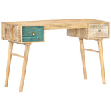 NNEVL Desk 118x50x75 cm Solid Mango Wood