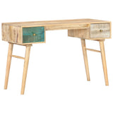 NNEVL Desk 118x50x75 cm Solid Mango Wood