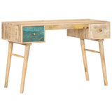 NNEVL Desk 118x50x75 cm Solid Mango Wood