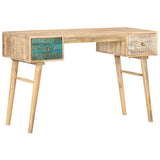NNEVL Desk 118x50x75 cm Solid Mango Wood