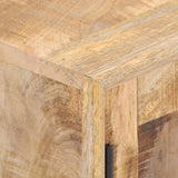NNEVL TV Cabinet 140x30x45 cm Solid Mango Wood