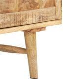 NNEVL TV Cabinet 140x30x45 cm Solid Mango Wood