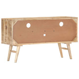 NNEVL TV Cabinet 88x30x50 cm Solid Mango Wood