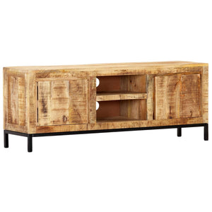 NNEVL TV Cabinet 118x30x45 cm Solid Mango Wood
