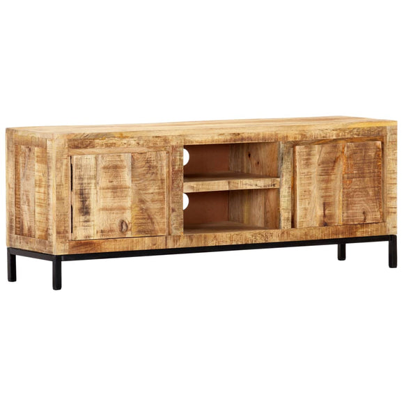 NNEVL TV Cabinet 118x30x45 cm Solid Mango Wood