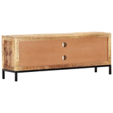 NNEVL TV Cabinet 118x30x45 cm Solid Mango Wood
