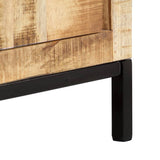 NNEVL TV Cabinet 118x30x45 cm Solid Mango Wood