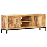 NNEVL TV Cabinet 118x30x45 cm Solid Mango Wood