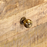 NNEVL Coffee Table 88x50x42 cm Solid Mango Wood