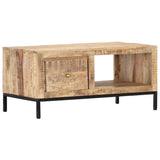 NNEVL Coffee Table 88x50x42 cm Solid Mango Wood