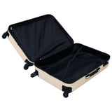 NNEVL Hardcase Trolley Set 3 pcs Gold ABS
