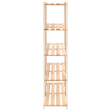 NNEVL 5-Tier Storage Racks 3 pcs 170x38x170 cm Solid Wood Pine 500 kg