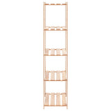 NNEVL 5-Tier Storage Racks 2 pcs 80x38x170 cm Solid Wood Pine 250 kg