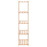 NNEVL 5-Tier Storage Racks 5 pcs 80x38x170 cm Solid Wood Pine 250 kg