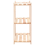 NNEVL 3-Tier Storage Racks 2 pcs 60x38x90 cm Solid Wood Pine 150 kg