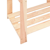 NNEVL 3-Tier Storage Racks 10 pcs 60x38x90 cm Solid Wood Pine 150 kg
