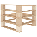 NNEVL Garden Pallet Corner Sofa Wood