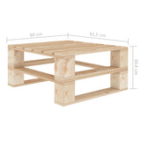 NNEVL Garden Pallet Table Wood