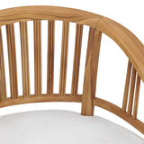 NNEVL Garden Chairs with Cushions 2 pcs Solid Teak Wood