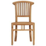 NNEVL Garden Chairs 2 pcs Solid Teak Wood