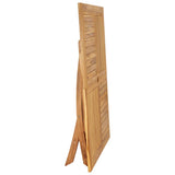 NNEVL Folding Garden Table 120x120x75 cm Solid Teak Wood