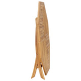 NNEVL Folding Garden Table 120x120x75 cm Solid Teak Wood
