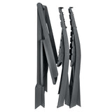 NNEVL 3 Piece Folding Bistro Set Plastic Anthracite