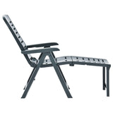 NNEVL Folding Sun Lounger Plastic Green