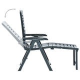 NNEVL Folding Sun Lounger Plastic Green
