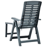 NNEVL Folding Sun Lounger Plastic Green