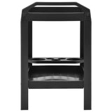 NNEVL Beverage Cart Anthracite 69x53x72 cm Plastic