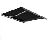 NNEVL Manual Retractable Awning 350x250 cm Anthracite