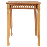 NNEVL Garden Dining Table 120x65x80 cm Solid Teak Wood
