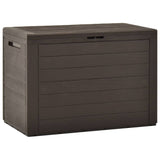 NNEVL Garden Storage Box Brown 78x44x55 cm