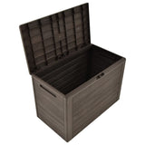 NNEVL Garden Storage Box Brown 78x44x55 cm