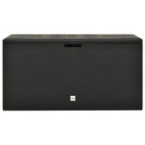 NNEVL Garden Storage Box Brown 120x50x60 cm Poly Rattan
