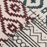 NNEVL Handwoven Kilim Rug Cotton 120x180 cm Printed Multicolour