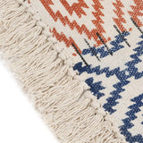 NNEVL Handwoven Kilim Rug Cotton 120x180 cm Printed Multicolour