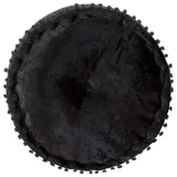 NNEVL Round Pouffe Velvet 40x20 cm Anthracite