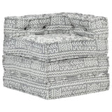 NNEVL Modular Pouffe Light Grey Fabric