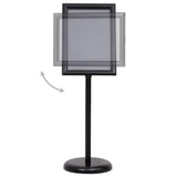 NNEVL A3 Pedestal Poster Stand Black Aluminium Alloy
