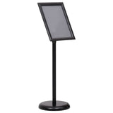 NNEVL A4 Pedestal Poster Stand Black Aluminium Alloy