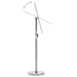 NNEVL A4 Pedestal Poster Stand Silver Aluminium Alloy