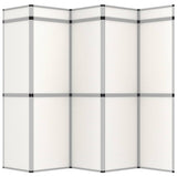 NNEVL 15-Panel Folding Exhibition Display Wall 302x200 cm White