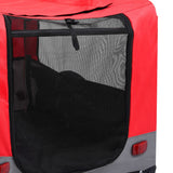 NNEVL 2-in-1 Pet Bike Trailer and Jogging Stroller Red and Grey