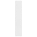 NNEVL 4-Tier Book Cabinet White 60x24x142 cm Engineered Wood