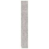 NNEVL 5-Tier Book Cabinet Concrete Grey 60x24x175 cm Chipboard