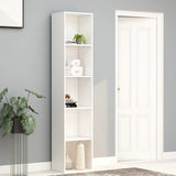 NNEVL Book Cabinet White 40x30x189 cm Chipboard